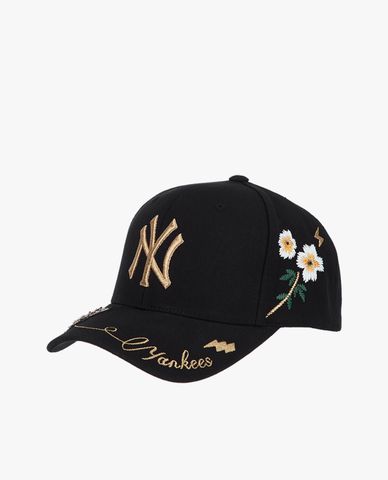  MLB - Nón bóng chày thời trang Gold Bee Structured 