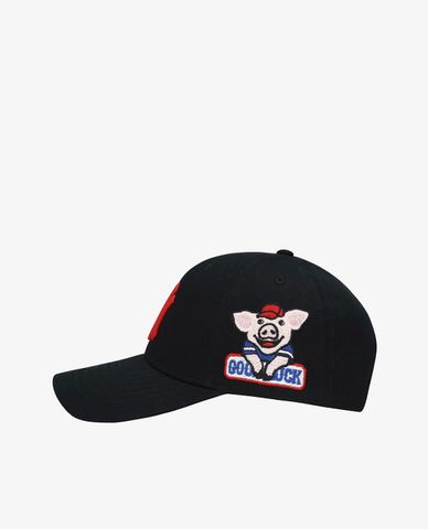  MLB - Nón bóng chày phối hình thêu thời trang 