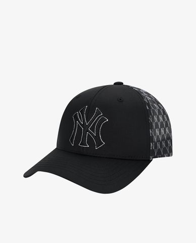  MLB - Nón bóng chày thời trang Monogram Mesh 