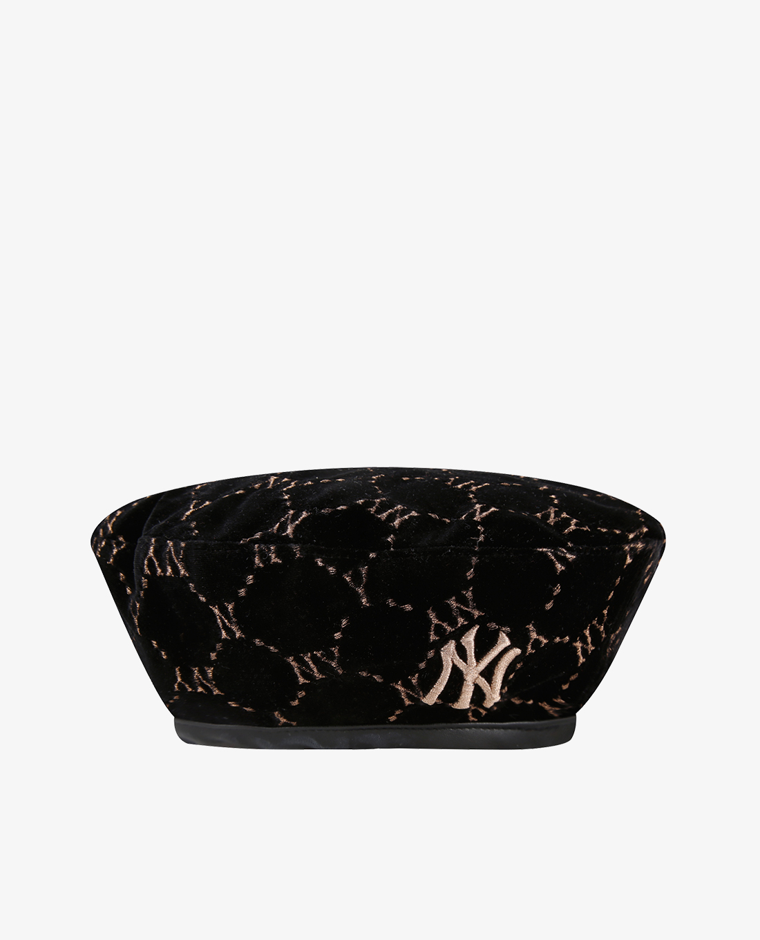 MLB - Nón beret phối họa tiết monogram