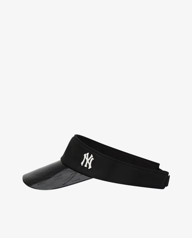  MLB - Nón visor nửa đầu PVC Monogram Sun 