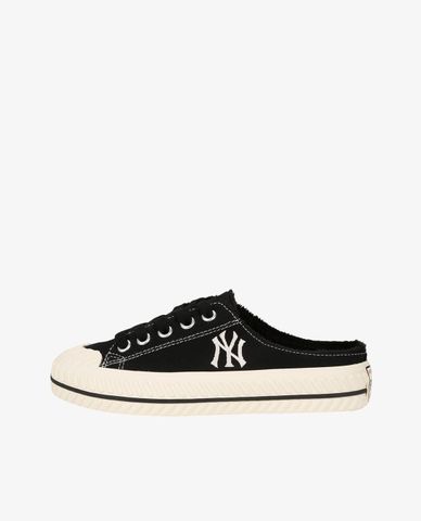  MLB - Giày mule phối lông Playball 