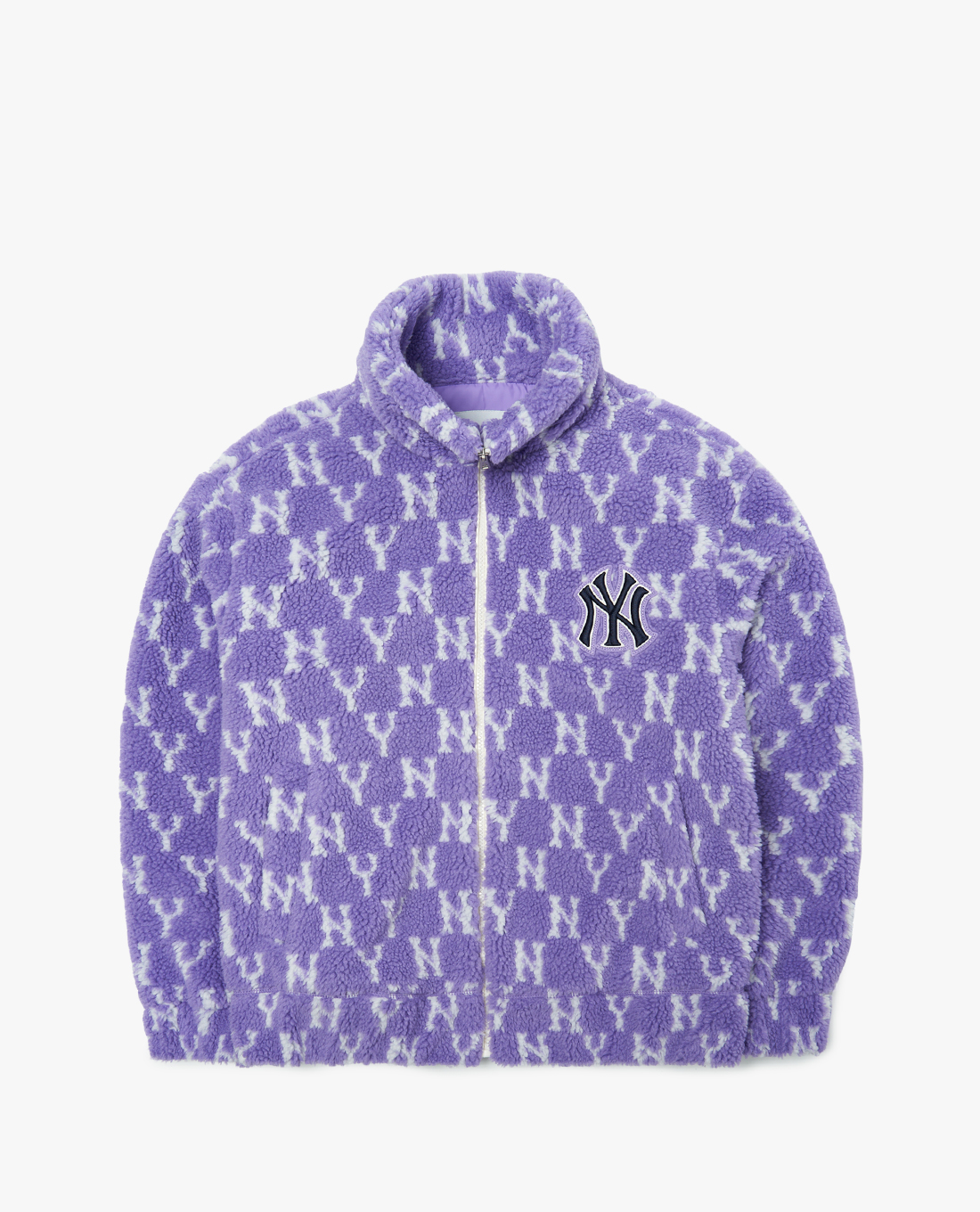 MLB - Áo khoác lông cổ trụ tay dài Classic Monogram All Over