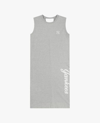  MLB - Đầm midi nữ sát nách cổ tròn Logo Basic 