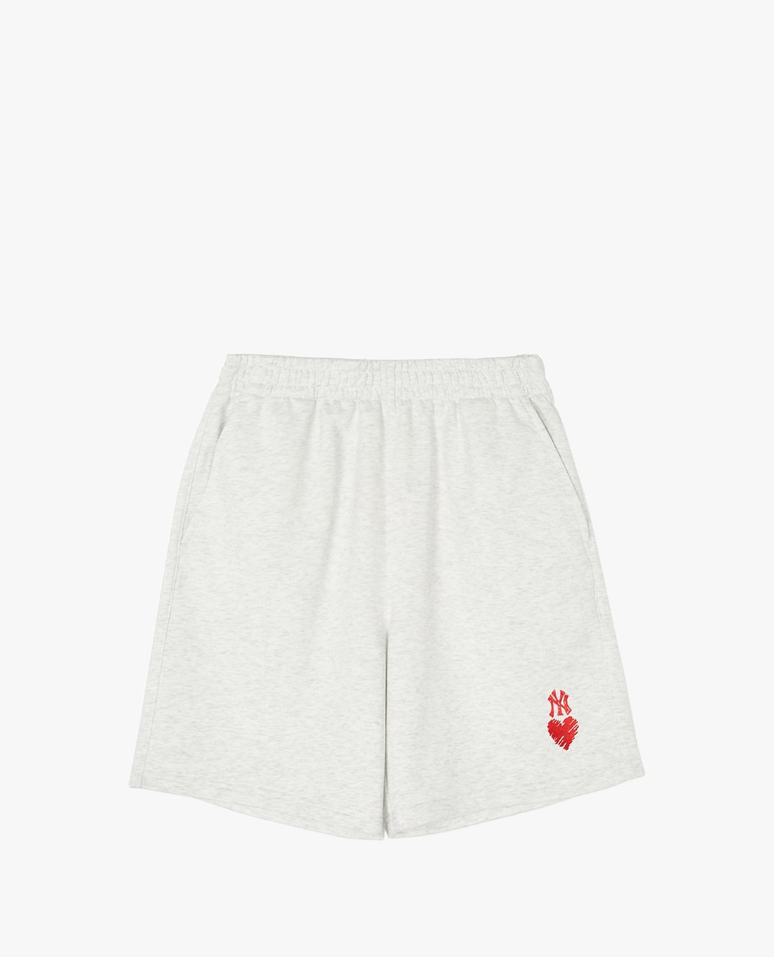 MLB - Quần short nữ ống rộng lưng thun phối logo trẻ trung