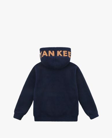  MLB - Áo hoodie tay dài phối mũ thời trang Fleece Lined 