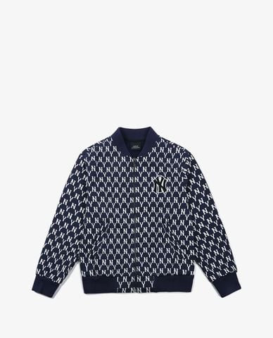  MLB - Áo khoác bomber phối họa tiết monogram 