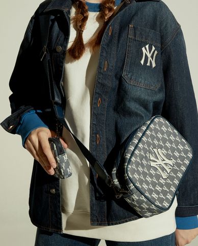  MLB - Túi đeo chéo chữ nhật Jacquard Monogram 