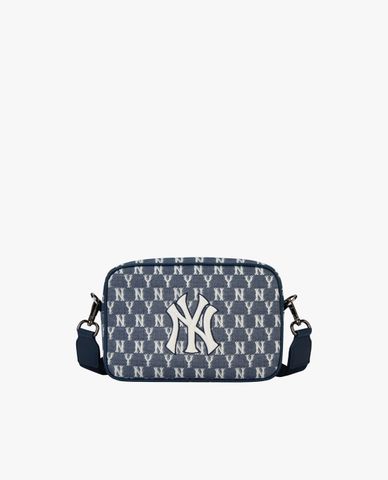  MLB - Túi đeo chéo chữ nhật Monogram Jacquard 