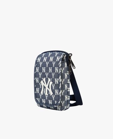  MLB - Túi đeo chéo chữ nhật Monogram Jacquard 