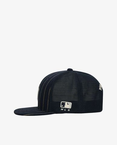  MLB - Nón snapback thời trang Uniform Stripe Mesh 
