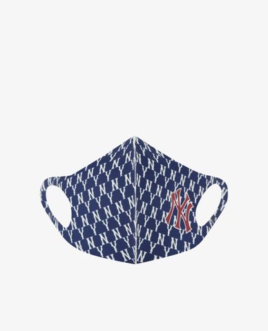  MLB - Khẩu trang vải phối họa tiết monogram cá tính 