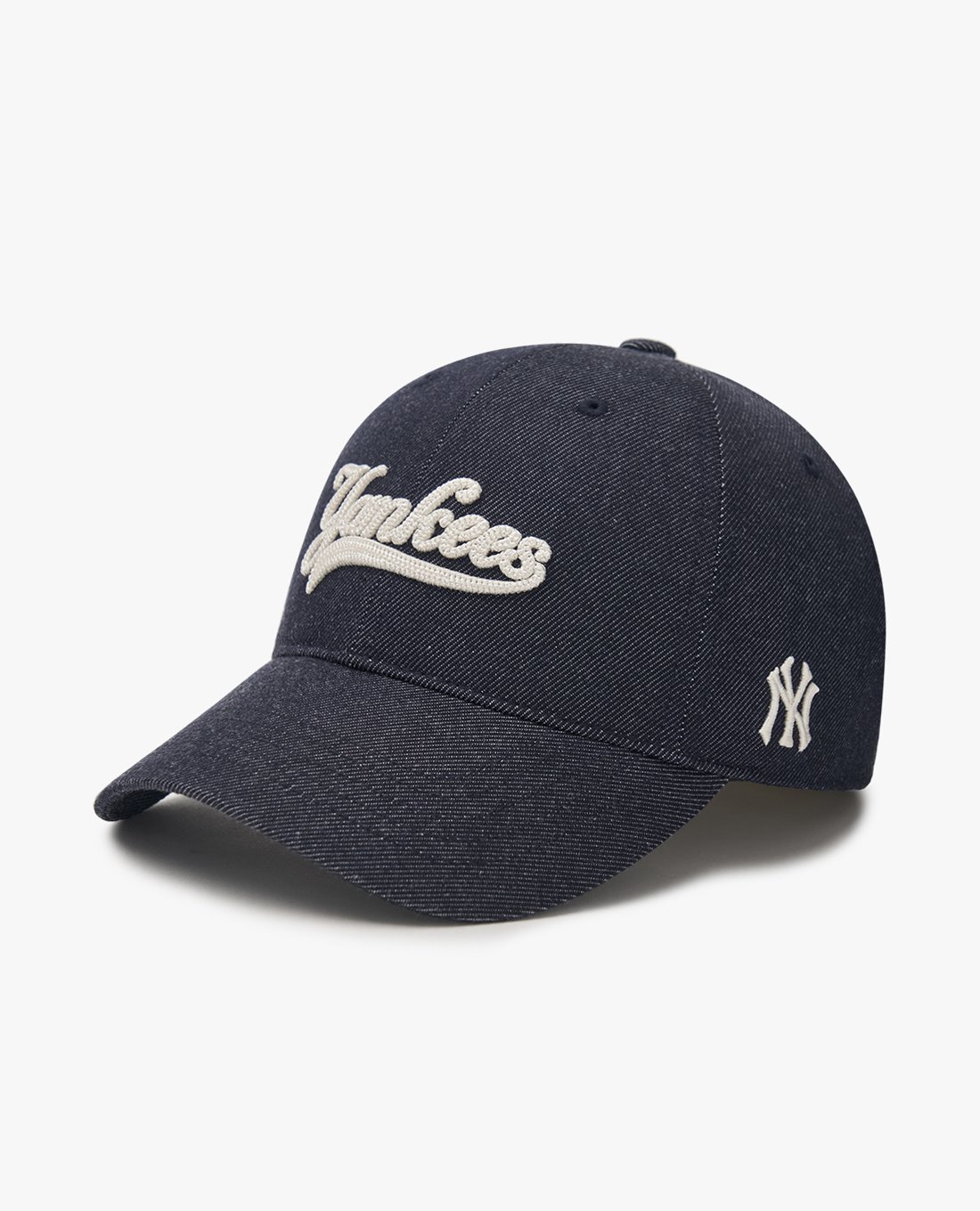 MLB - Nón bóng chày unisex Cultivating Lettering Denim Unstructured