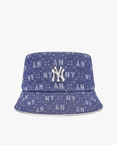  MLB - Nón bucket unisex Denim Diamond Monogram 