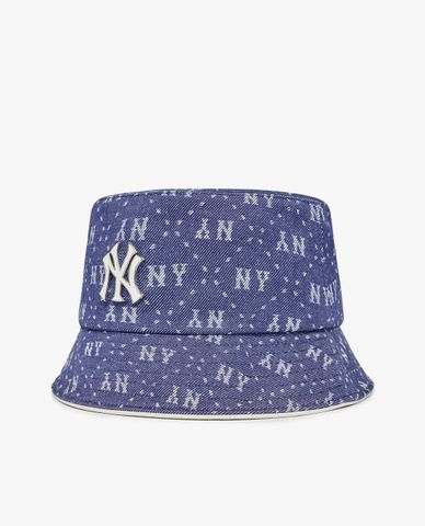  MLB - Nón bucket unisex Denim Diamond Monogram 