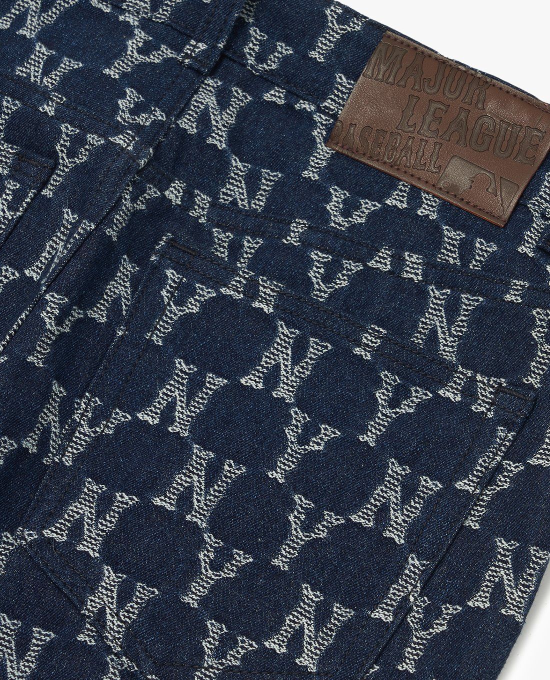 MLB■Mounter Denim Monogram Slide■送料込 MOUNDER DENIM MONOGRAM SLIDE NEW YORK YANKEES (3ALPSDM53