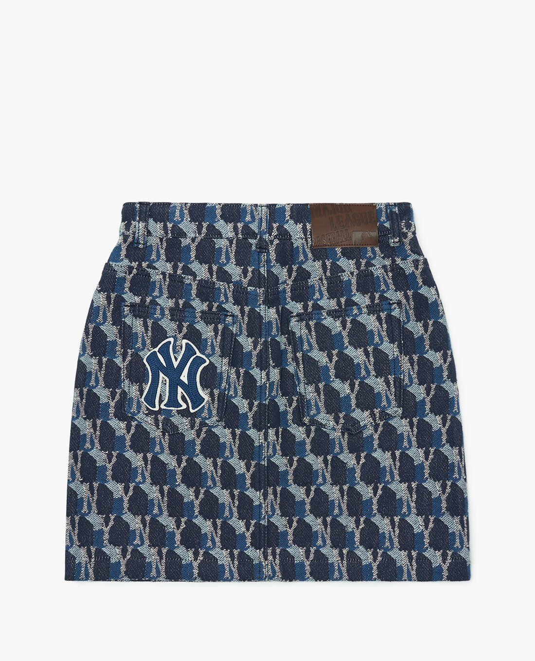 Chân Váy MLB Monogram Jacquard Denim Skirt New York Yankees