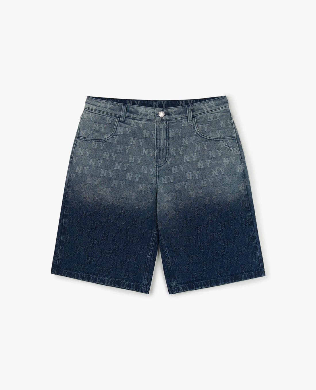 MLB - Quần shorts jeans nam Classic Jacquard Monogram