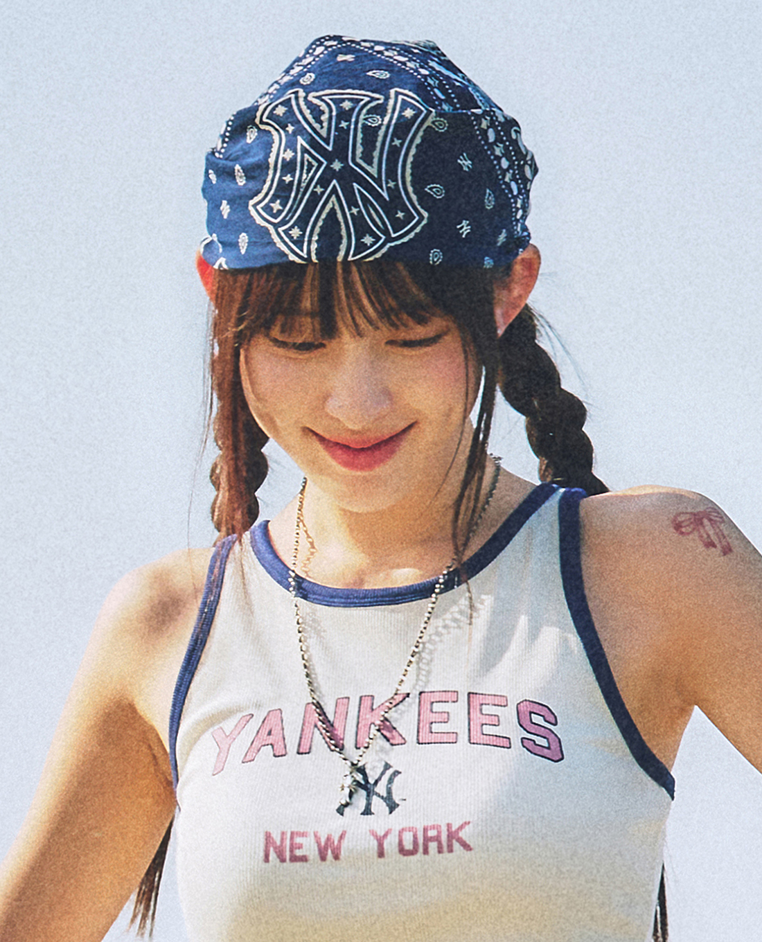 MLB - Khăn choàng unisex phom vuông Paisley Bandana
