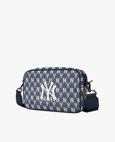  MLB - Túi đeo chéo chữ nhật Jacquard  Monogram 