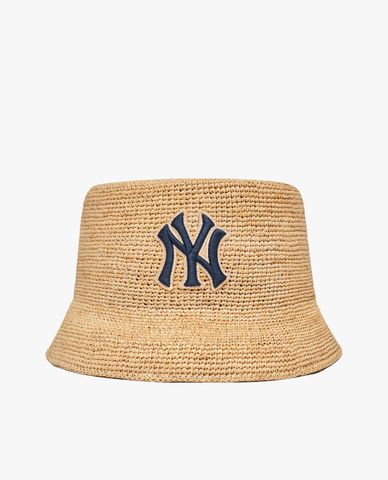  MLB - Nón bucket thời trang Raffia 