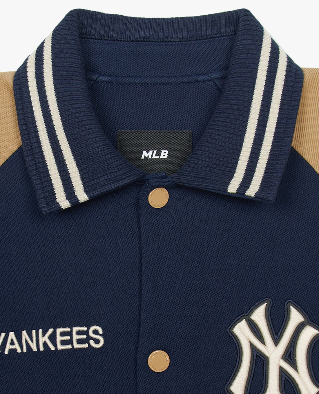 コート MLB Korea Jersey collar varsity jacket NY Navy 3AJPV0444-50N 50nys_3ajpv0444_4_098221f815b3