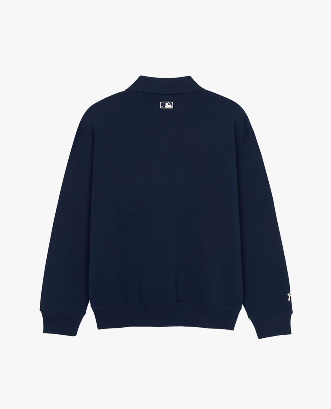 MLB■Lettering Sweatshirt★送料込 MLB - Áo sweatshirt unisex cổ bẻ tay dài Varsity Lettering
