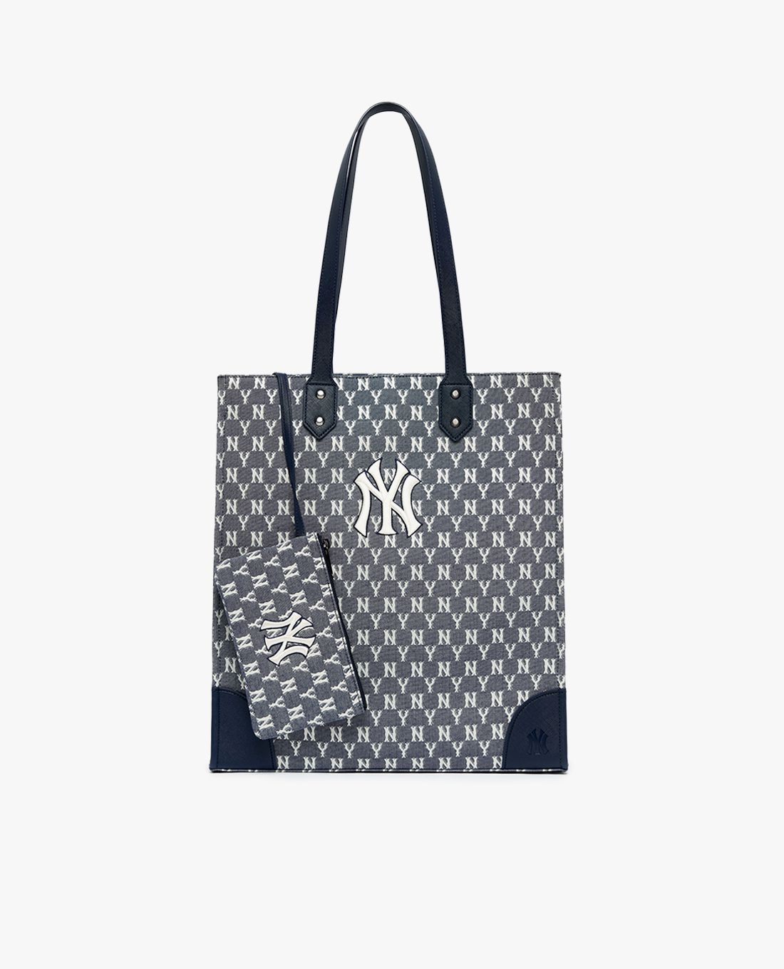 ☆MLB Korea☆ Diamond Monogram Jacquard Tonton Color Block M MLB KOREA] Diamond Monogram Jacquard Mini Cross Bag New York