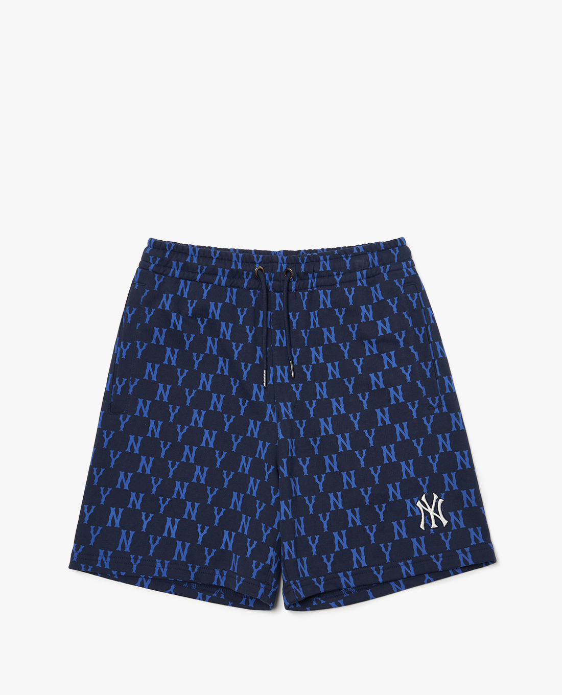 MLB - Quần shorts lưng thun Monogram Allover