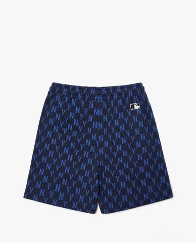  MLB - Quần shorts lưng thun Monogram Allover 