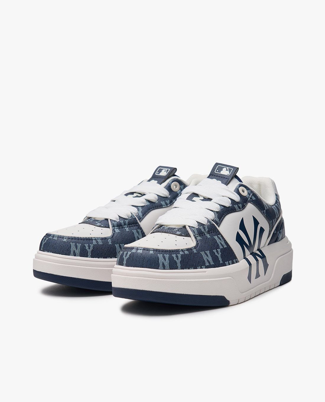 MLB - Giày sneakers unisex cổ thấp Chunky Liner Denim