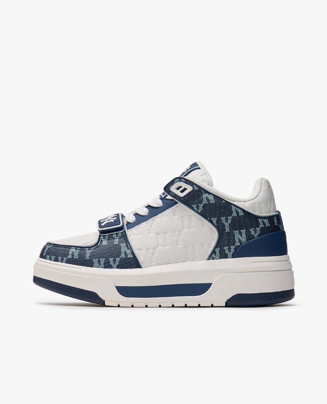 MLB - Giày sneakers unisex cổ thấp Chunky Liner Mid Classic Monogram
