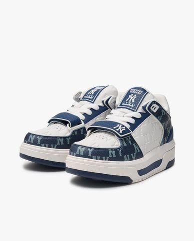  MLB - Giày sneakers unisex cổ thấp Chunky Liner Mid Classic Monogram 
