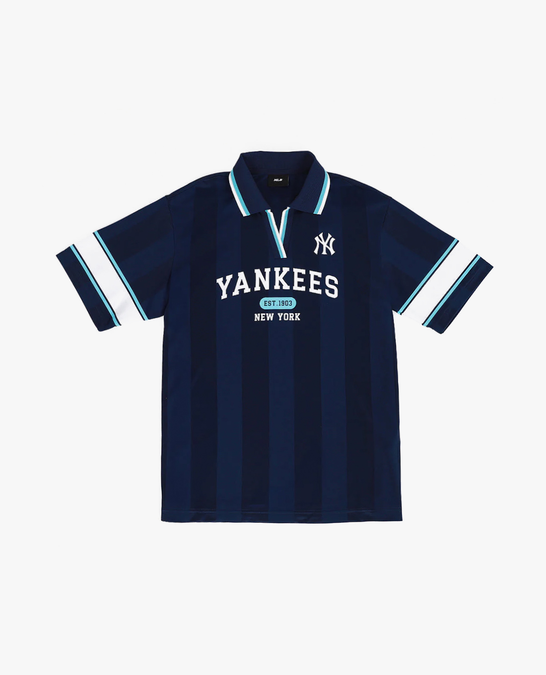 MLB - Áo polo nữ cổ bẻ tay ngắn Varsity Sport Jersey Overfit