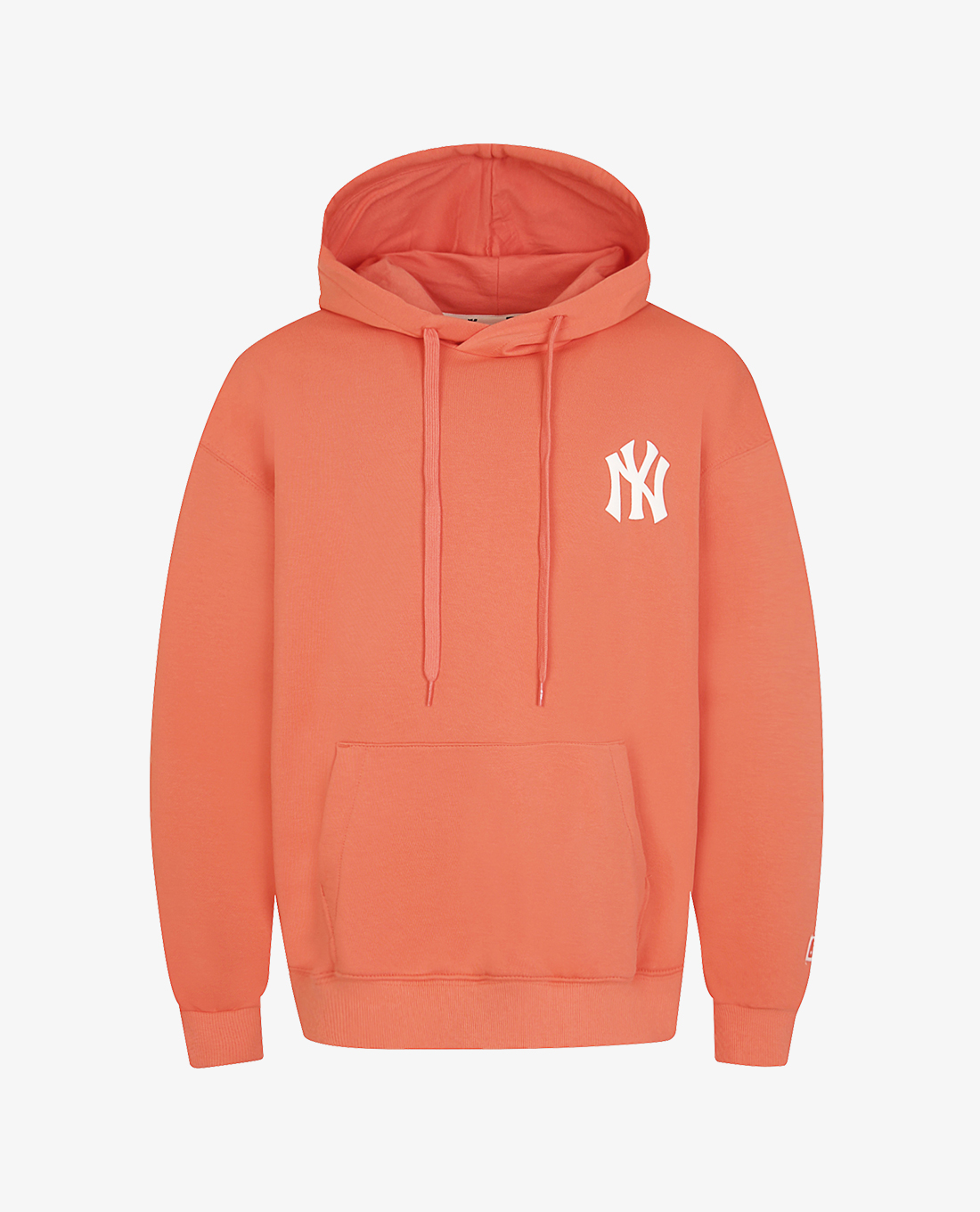 MLB - Áo hoodie tay dài phối mũ trùm phom suông thời trang
