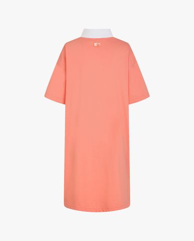  MLB - Đầm mini cổ bẻ ngắn tay Color Overfit 