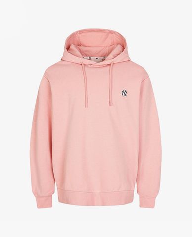  MLB - Áo hoodie tay dài phối mũ trùm Small Logo 
