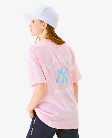  MLB - Áo thun cổ tròn tay ngắn PLAY MLB 