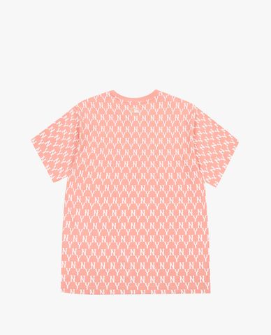  MLB - Áo thun cổ tròn ngắn tay Monogram Overfit 