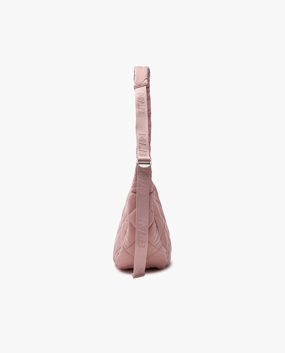 ★MLB Korea★ Curve padded hobo bag BOS DCream 3ABQL064N-43C MLB - Túi đeo vai nữ Curve Padded Hobo MLB Việt Nam