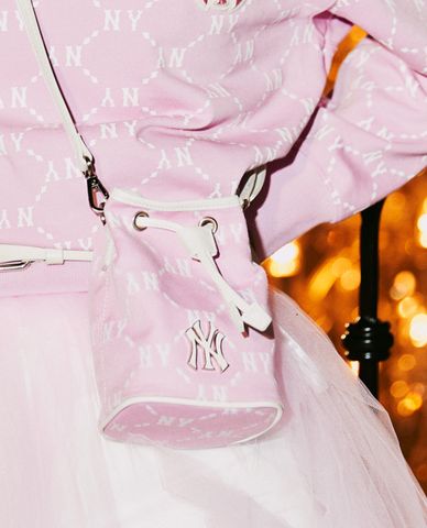  MLB - Túi rút dây unisex Monogram Diamond Jacquard 