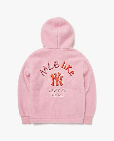  MLB - Áo khoác phối mũ Like Ice Hooded Fleece 
