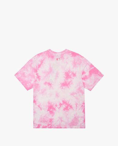  MLB - Áo thun unisex cổ tròn tay ngắn Ethnic Stripe Mega Overfit 