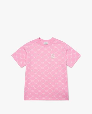  MLB - Áo thun phom suông ngắn tay Diamond Monogram 