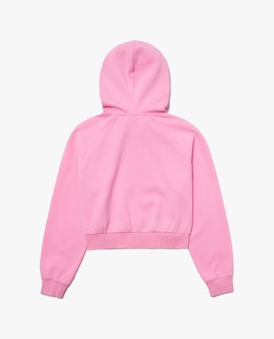  MLB - Áo hoodie tay dài phối zip dáng lửng Basic Sports Tech Training 