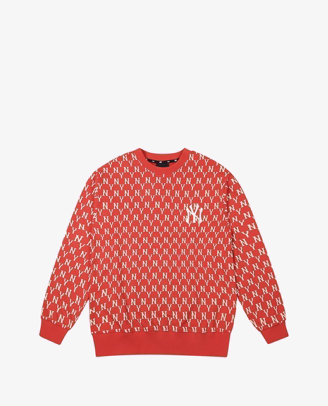 MLB - Áo sweatshirt tay dài cổ tròn Full Side Monogram Overfit