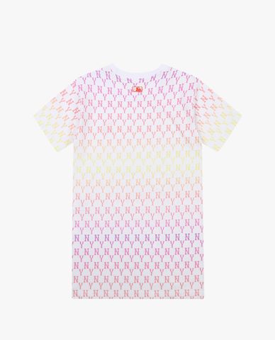  MLB - Đầm mini phom suông tay ngắn Monogram 