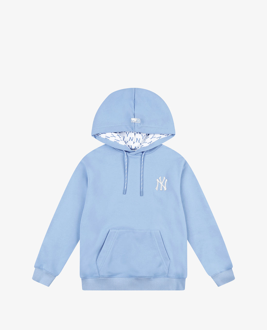MLB - Áo hoodie tay dài phối mũ thời trang Monogram