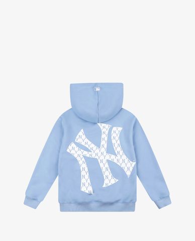  MLB - Áo hoodie tay dài phối mũ thời trang Monogram 