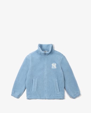  MLB - Áo khoác lông cổ cao Boa Fleece Back Logo 